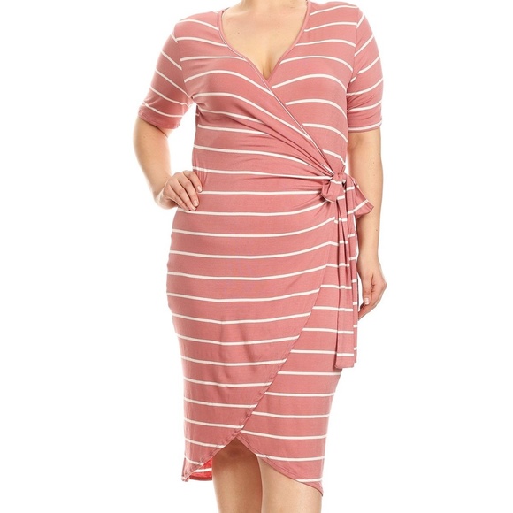 mauve dress plus size